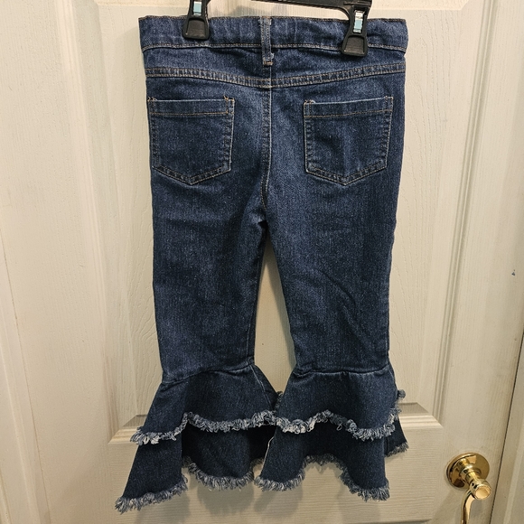 Adorable Flare Jeans Sz 4 Ying Shan - Picture 2 of 5